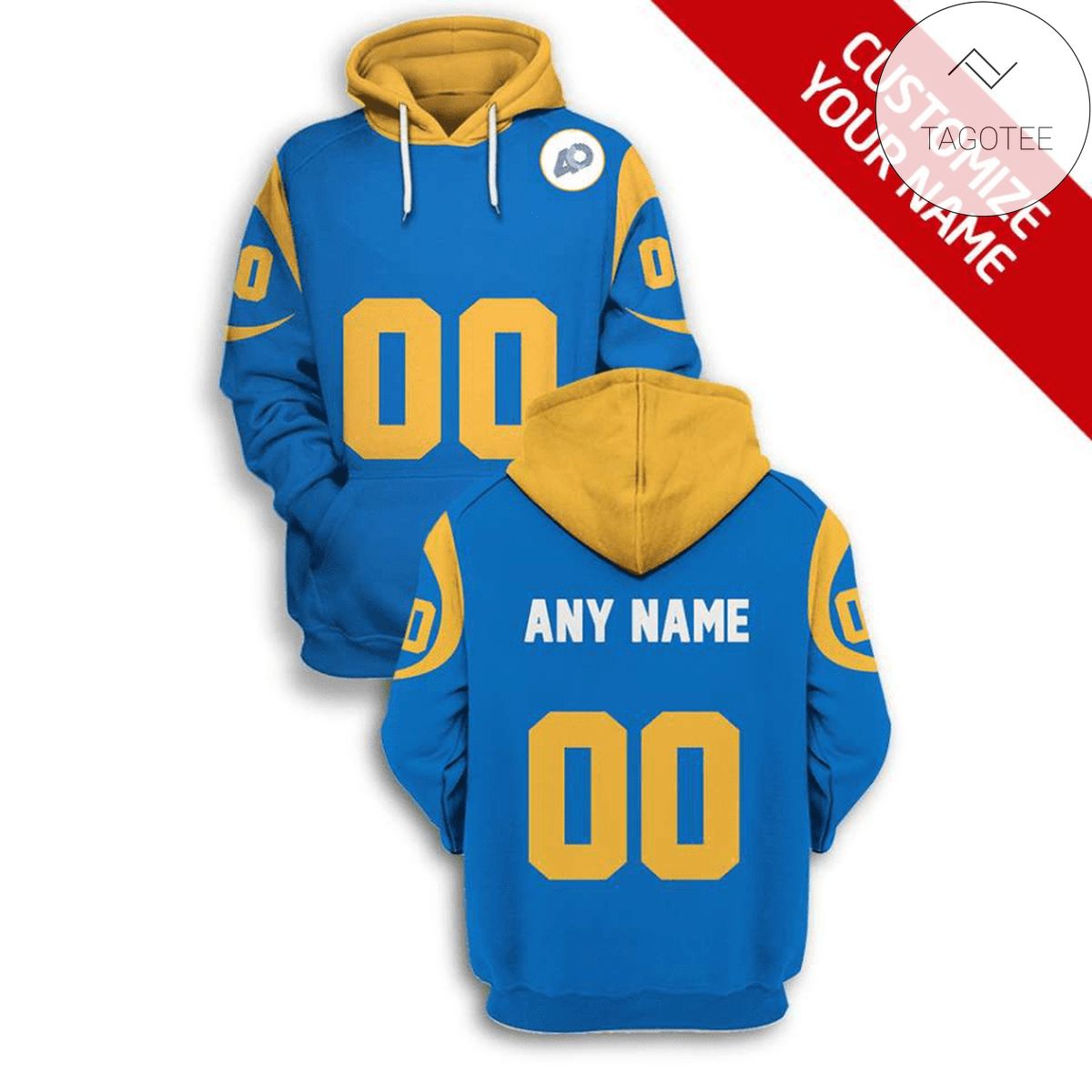 Personalized Los Angeles Rams Hoodie Personalized Los Angeles Rams Hoodie