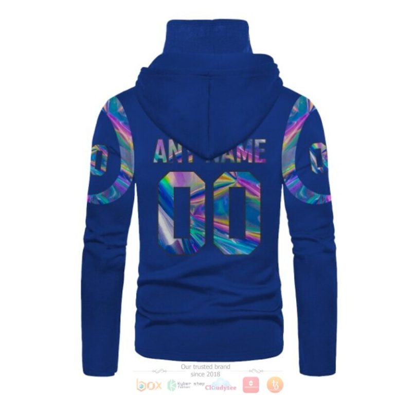 Personalized-Los-Angeles-Rams-Nfl-Blue-Hologram-Custom-3D-Hoodie-Mask-3
