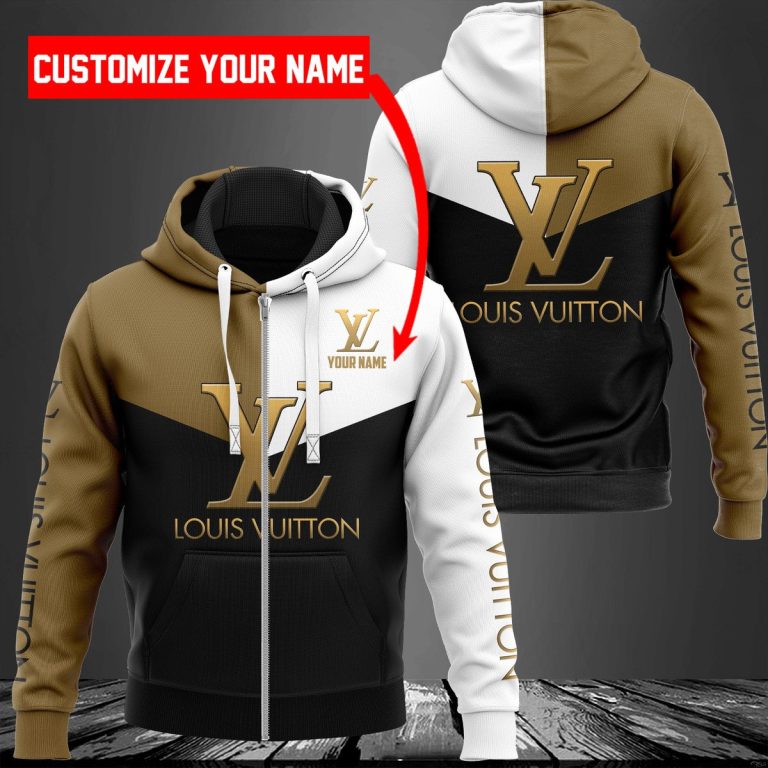 Personalized-Louis-Vuitton-Black-Brown-White-3D-Shirt-Hoodie-2