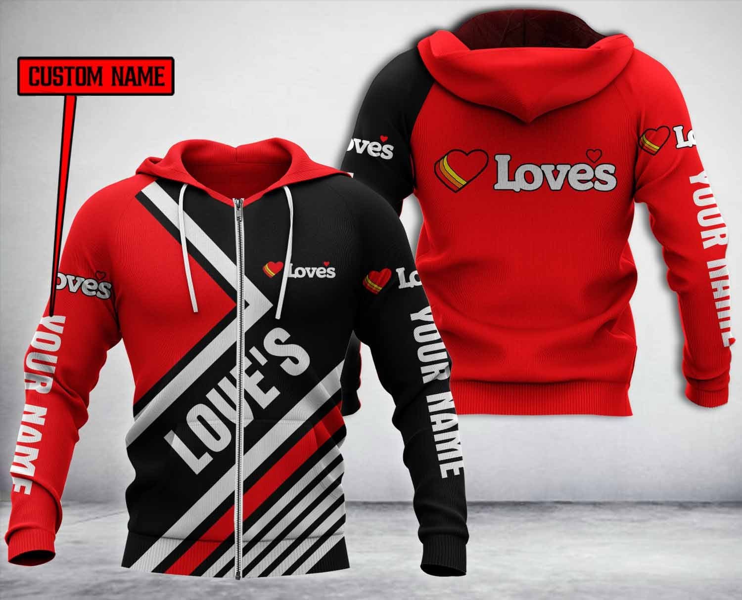 Personalized Love’S Ver1 3D Hoodie Personalized Love’S Ver1 3D Hoodie