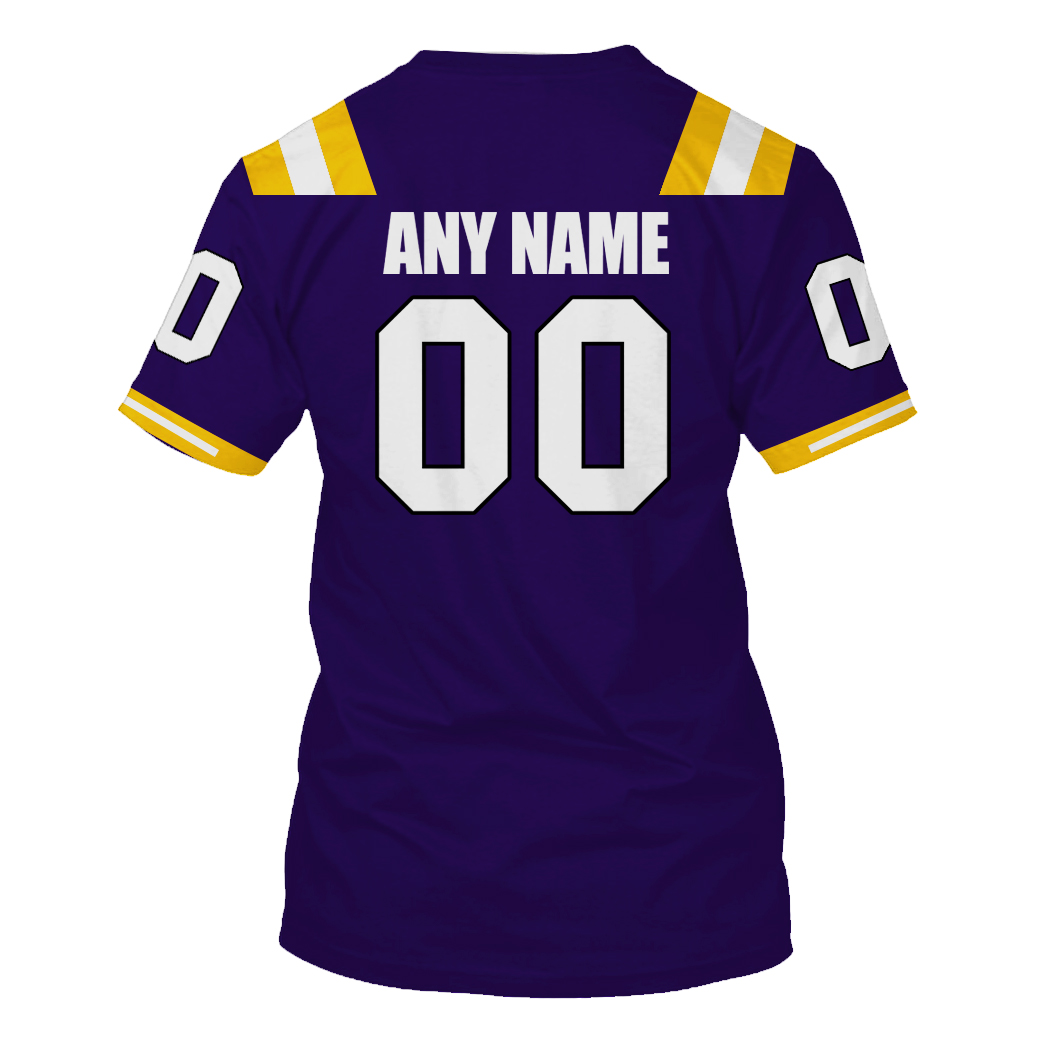 Personalized Lsu Tigers Sec Nike Purple Custom 3D Shirt Personalized Lsu Tigers Sec Nike Purple Custom 3D Shirt