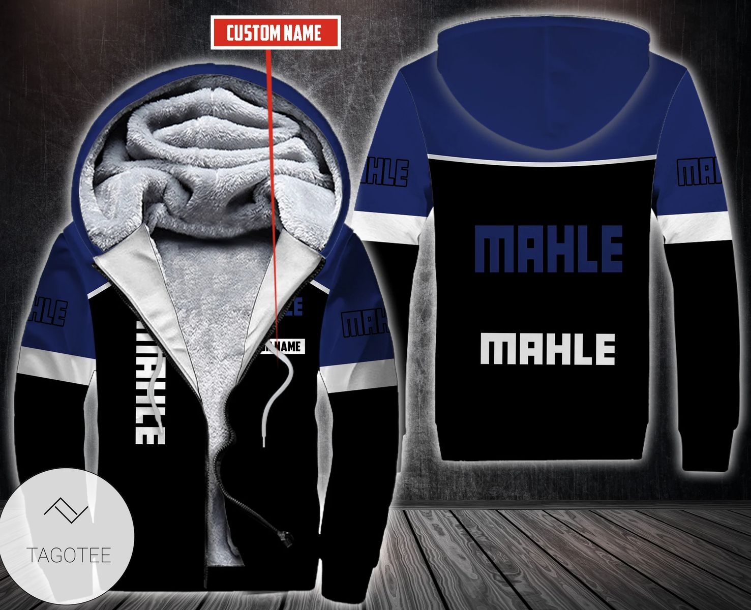Personalized Mahle Fleece Hoodie Personalized Mahle Fleece Hoodie