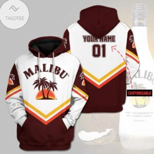 Personalized Malibu Logo Hoodie