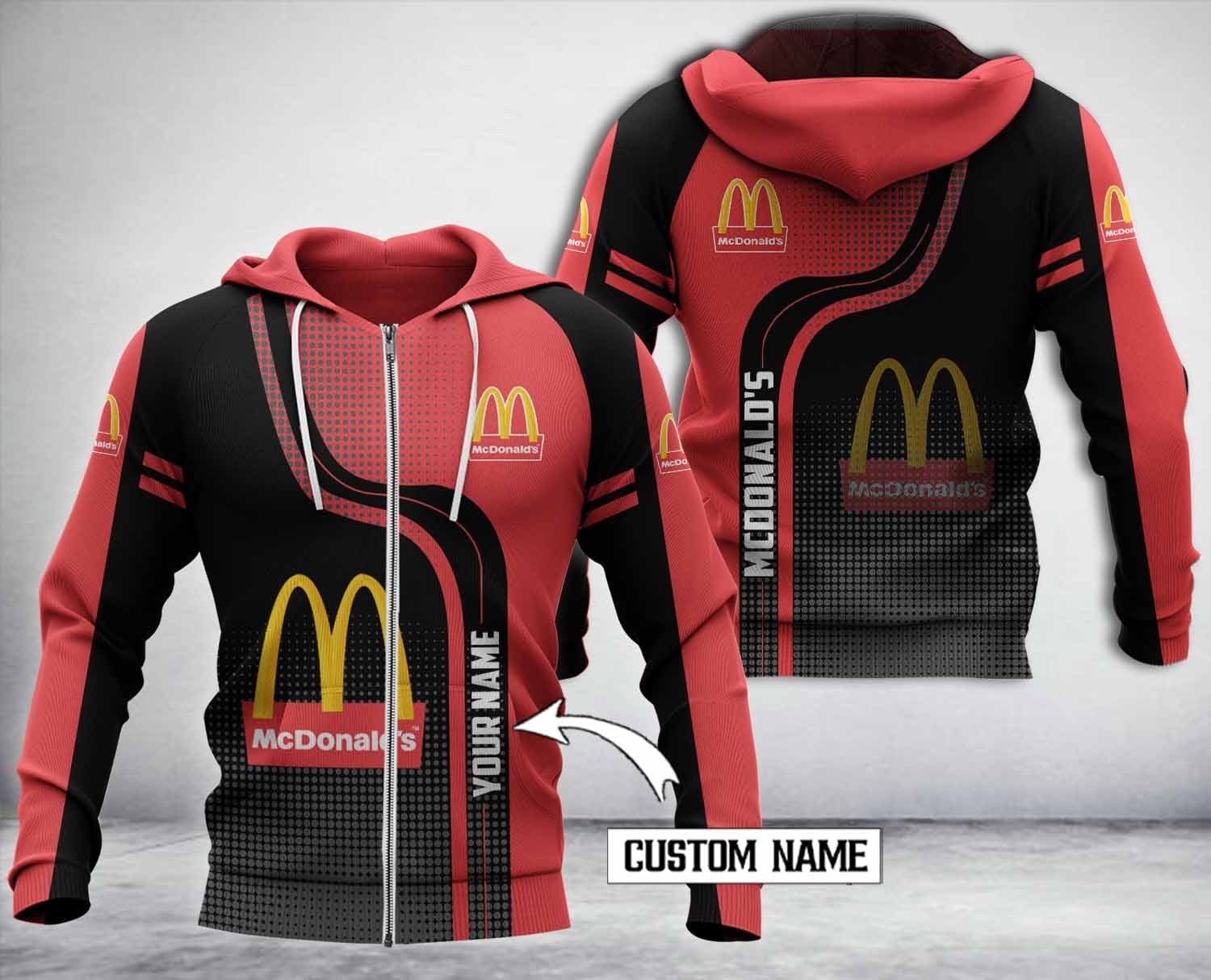 Personalized Mcdonald’S Custom Hoodie Personalized Mcdonald’S Custom Hoodie