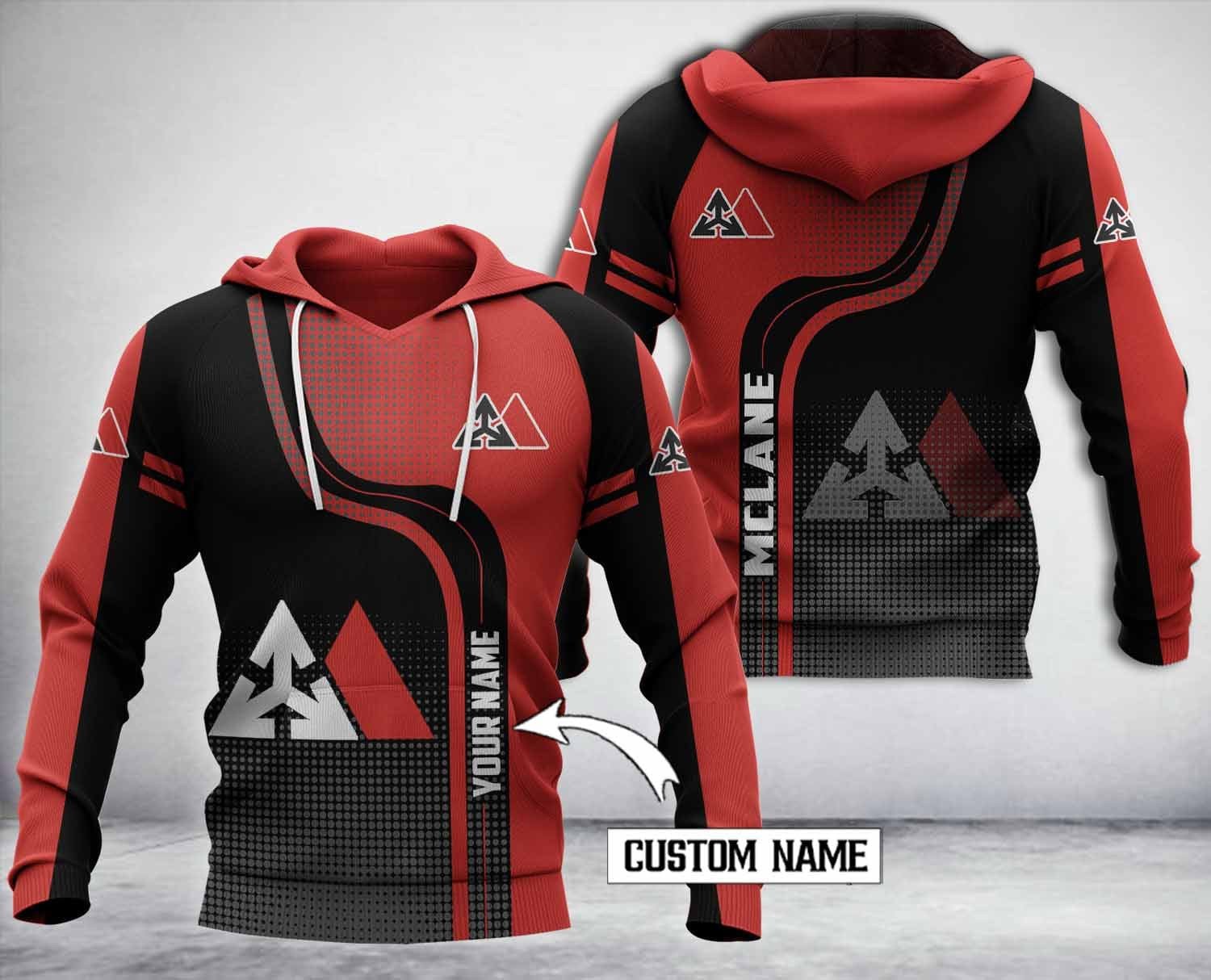 Personalized Mclane Custom Hoodie Personalized Mclane Custom Hoodie