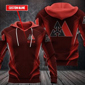 Personalized Mclane Red Custom All Over Print 3D Hoodie