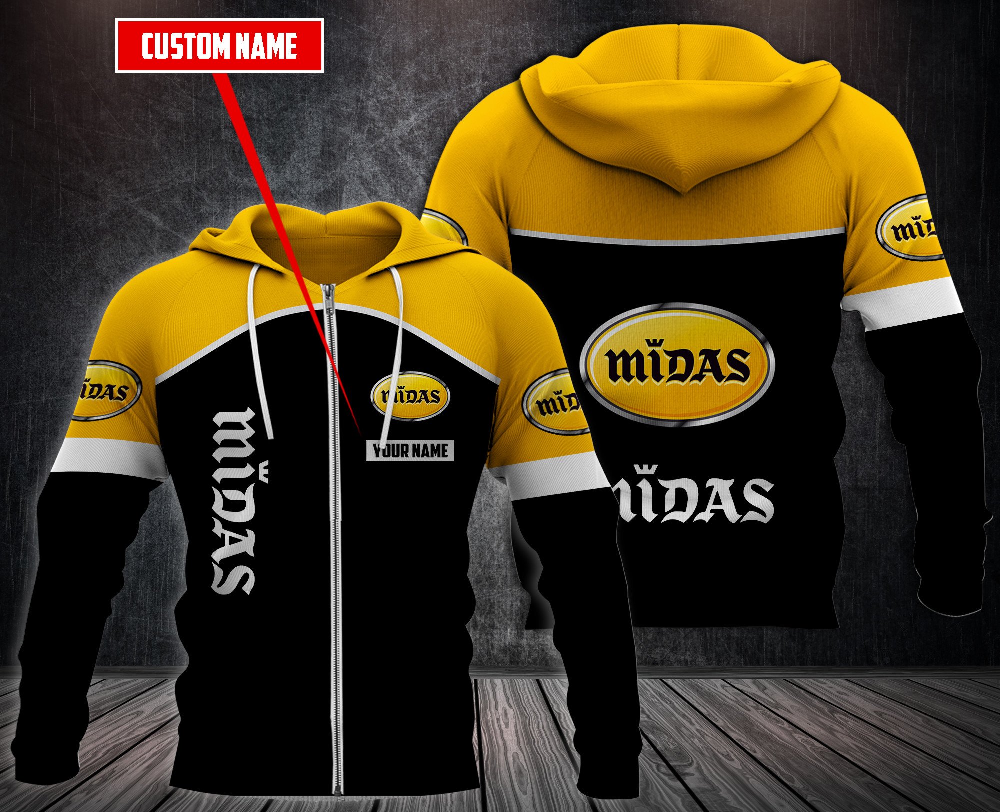 Personalized Midas 3D Hoodie Personalized Midas 3D Hoodie