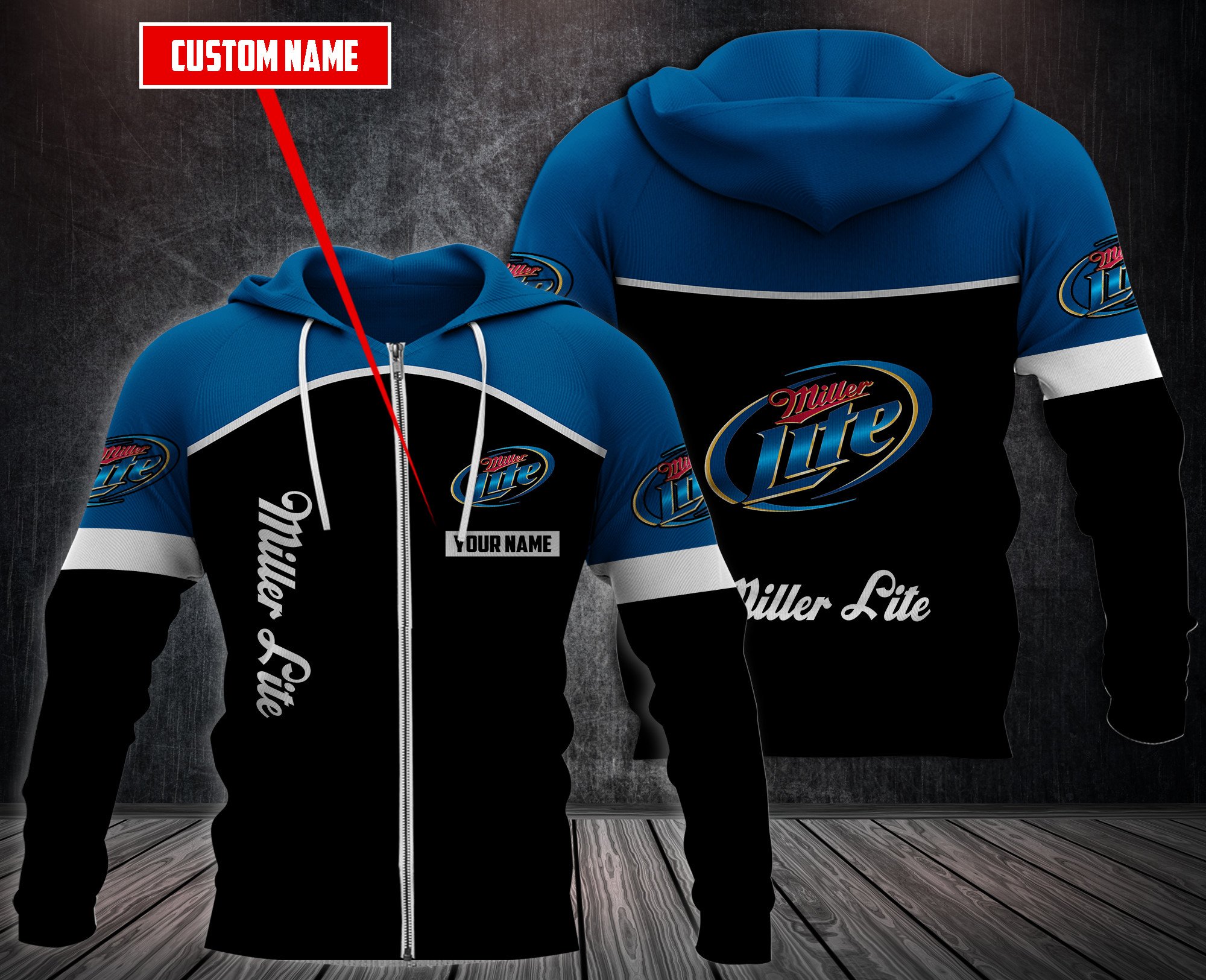 Personalized-Miller-Lite-3D-Hoodie-Fleece-Hoodie-3