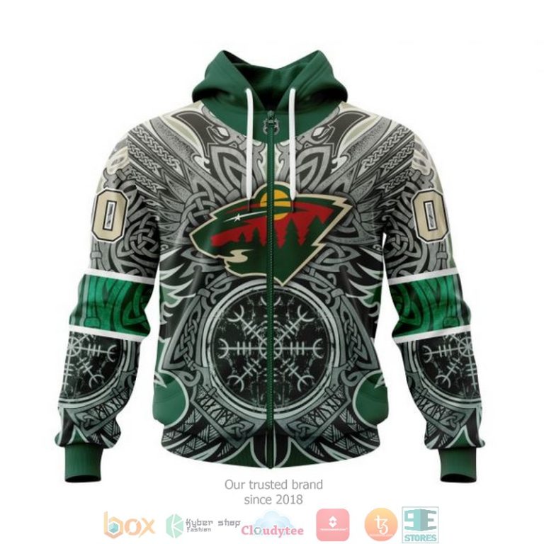 Personalized-Minnesota-Wild-Nhl-Norse-Viking-Symbols-Custom-3D-Shirt-Hoodie-2