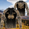 Personalized Mississippi State Bulldogs Hunting Camo Custom 3D Shirt