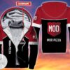 Personalized Mod Pizza Fleece Hoodie