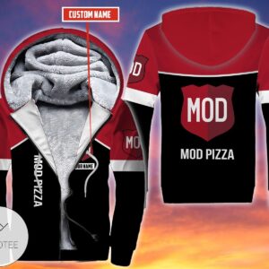 Personalized Mod Pizza Fleece Hoodie