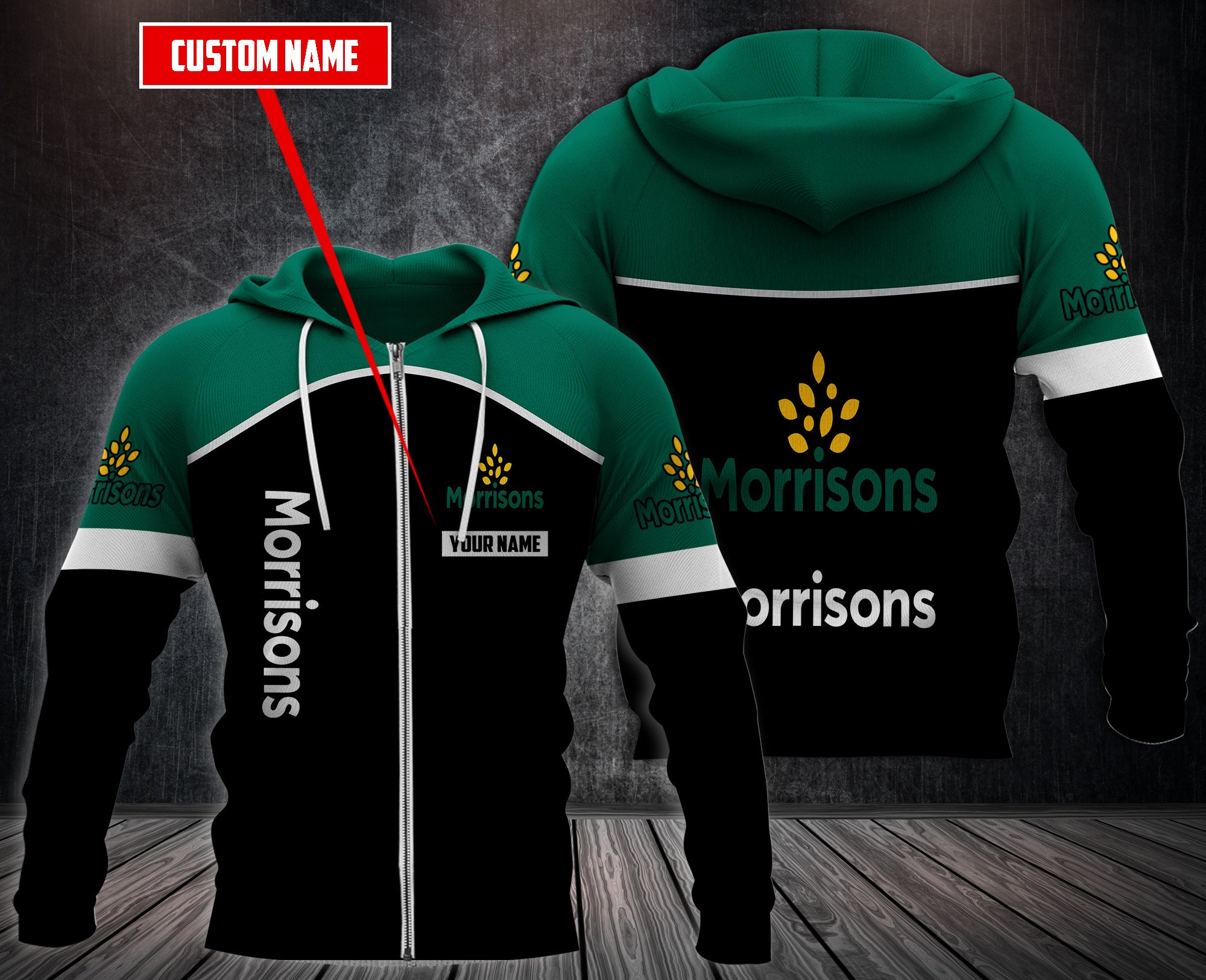 Personalized Morrisons Custom Hoodie Personalized Morrisons Custom Hoodie