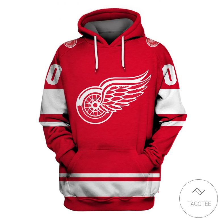 Personalized-Name-And-Number-Detroit-Red-Wings-Branded-3D-Hoodie-1
