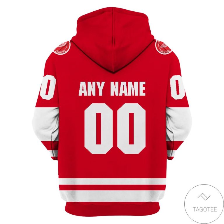Personalized-Name-And-Number-Detroit-Red-Wings-Branded-3D-Hoodie-2