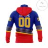Personalized Name And Number St. Louis Blues With 55 Years Anniversary Mask Hoodie