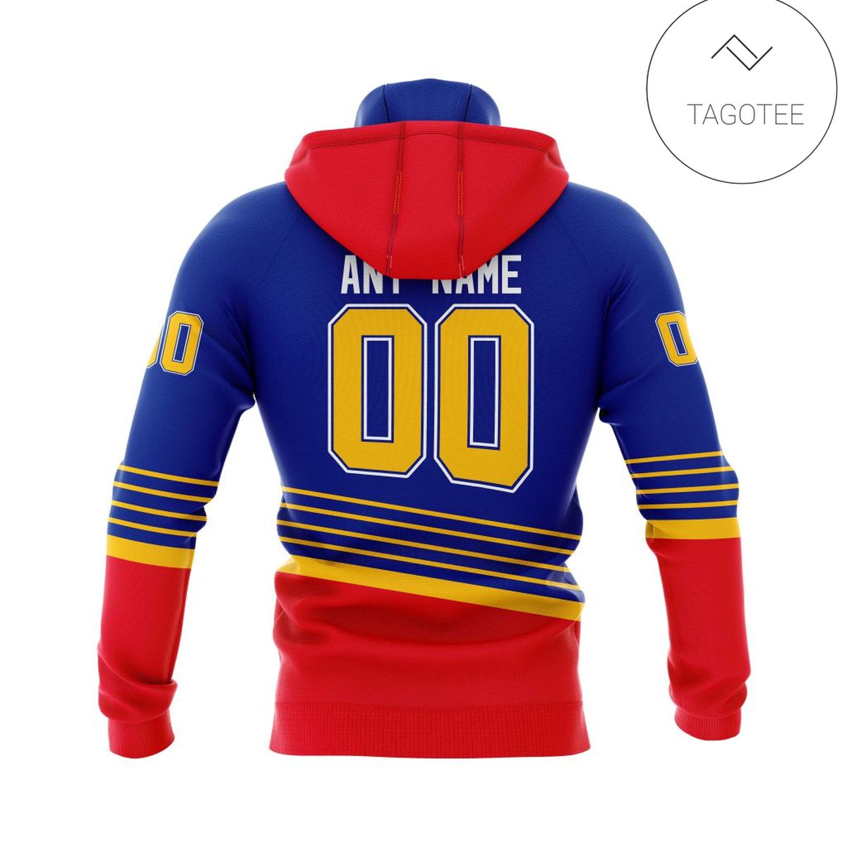 Personalized Name And Number St. Louis Blues With 55 Years Anniversary Mask Hoodie Personalized Name And Number St. Louis Blues With 55 Years Anniversary Mask Hoodie