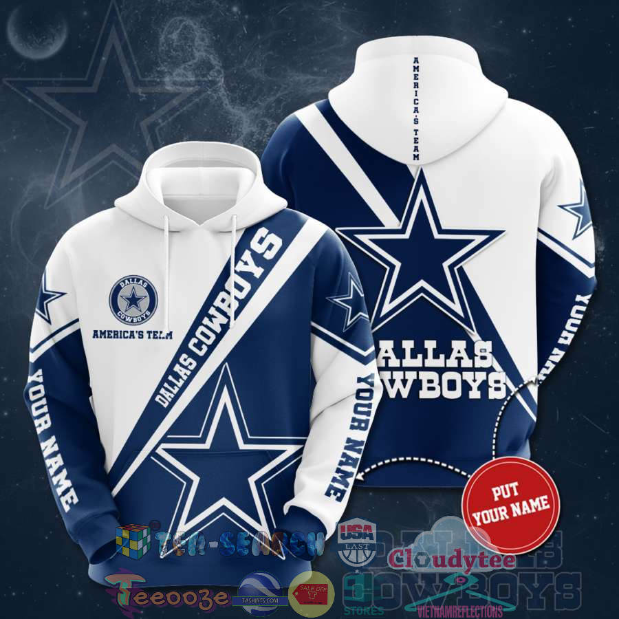 Personalized Name Nfl Dallas Cowboys America’S Team Hoodie 3D Personalized Name Nfl Dallas Cowboys America’S Team Hoodie 3D