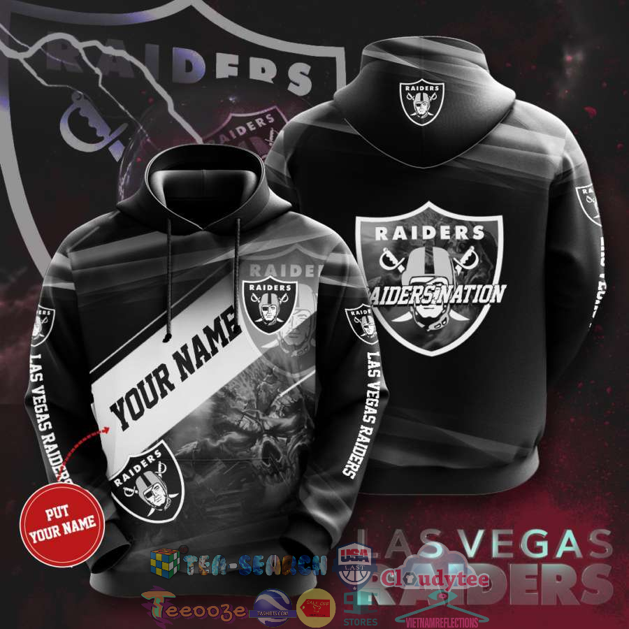Personalized Name Raiders Nation Nfl Las Vegas Raiders Hoodie 3D Personalized Name Raiders Nation Nfl Las Vegas Raiders Hoodie 3D