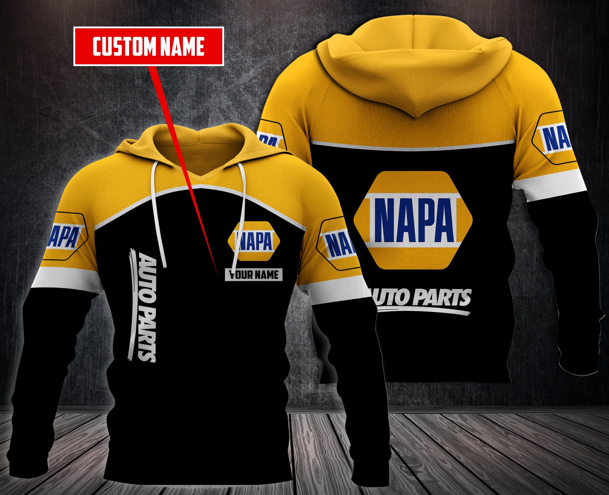 Personalized Napa Auto Parts Custom 3D Fleece Hoodie Personalized Napa Auto Parts Custom 3D Fleece Hoodie