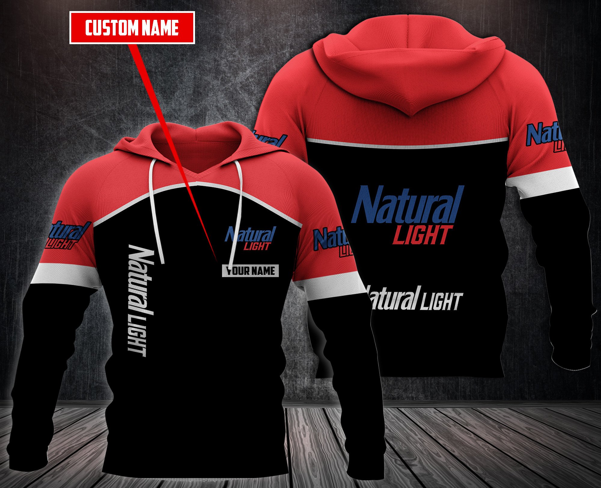 Personalized-Natural-Light-3D-Hoodie-Fleece-Hoodie-2