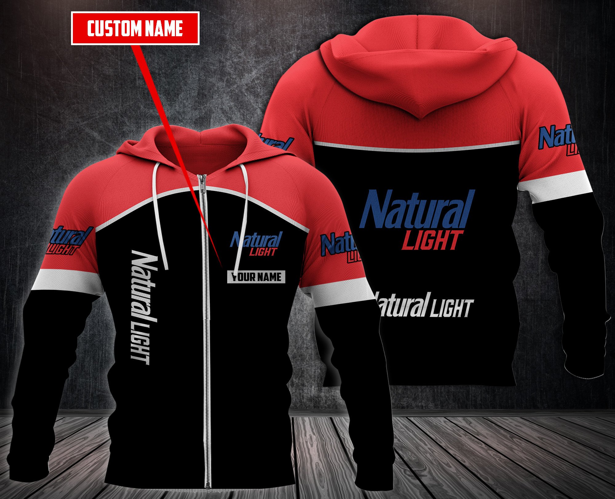 Personalized-Natural-Light-3D-Hoodie-Fleece-Hoodie-3