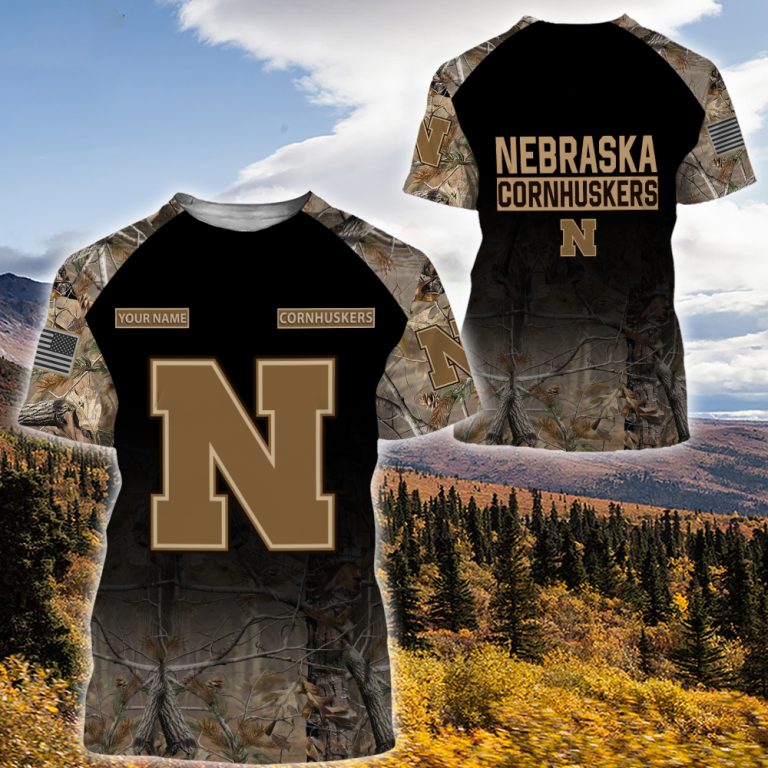 Personalized-Nebraska-Cornhuskers-Hunting-Camo-Custom-3D-Shirt-Hoodie-3