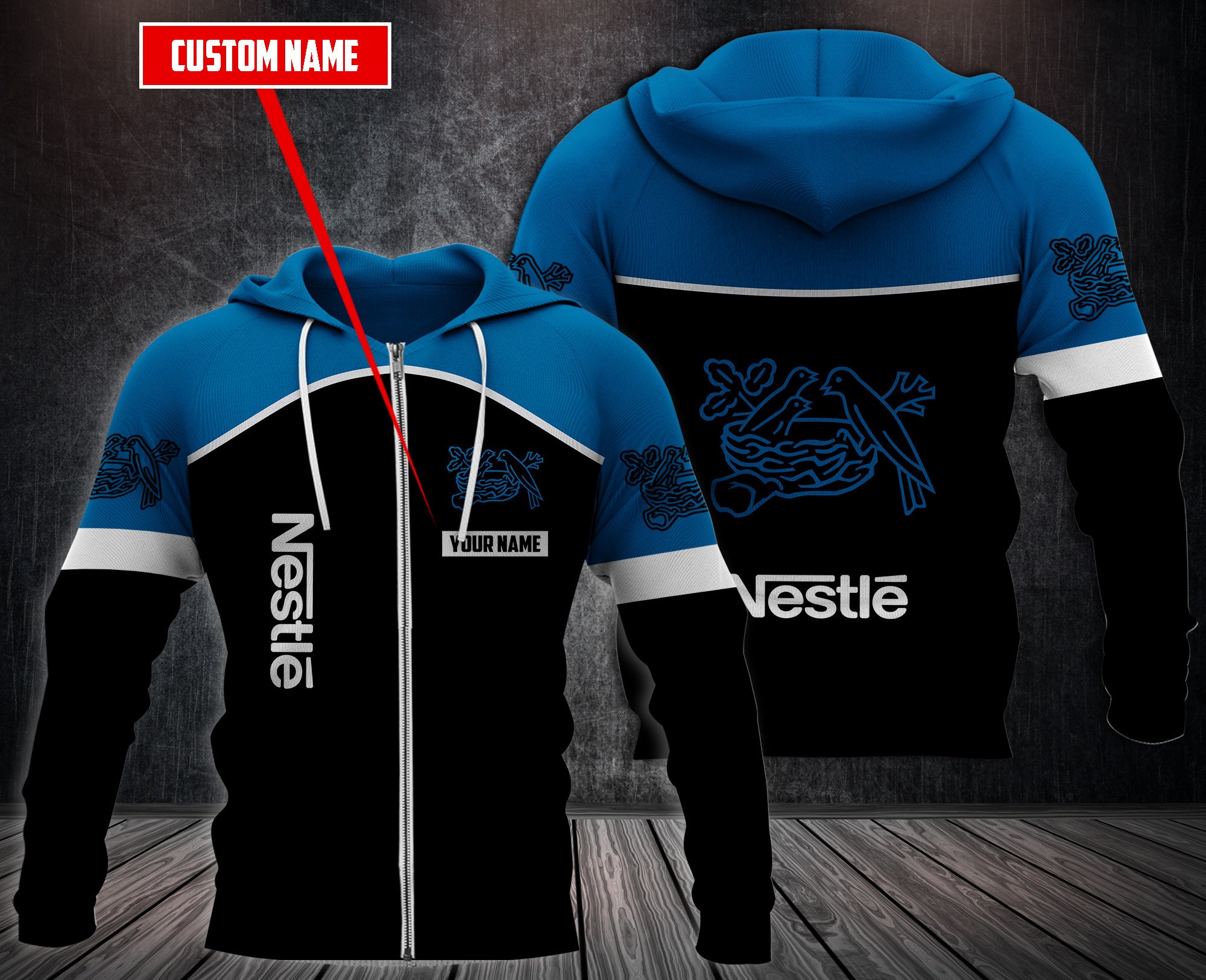 Personalized Nestle 3D Fleece Hoodie Personalized Nestle 3D Fleece Hoodie