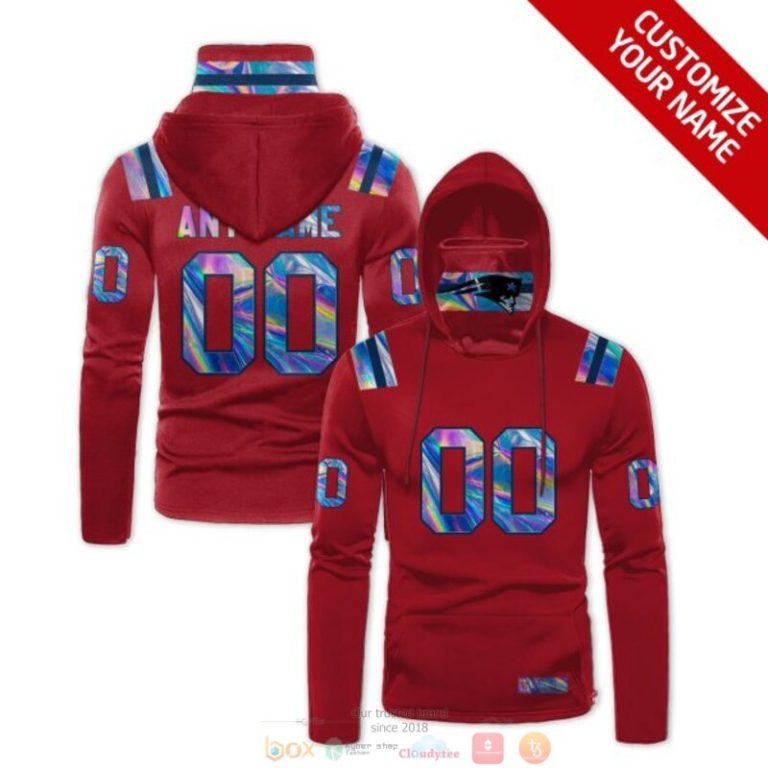 Personalized-New-England-Patriots-Nfl-Red-Hologram-Custom-3D-Hoodie-Mask-1