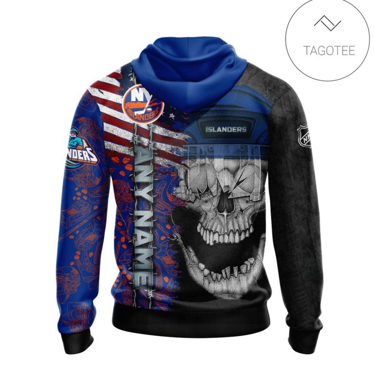 Personalized-New-York-Islanders-Skull-Hoodie-2