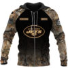 Personalized New York Jets Nfl Hunting Camo Custom 3D Shirt
