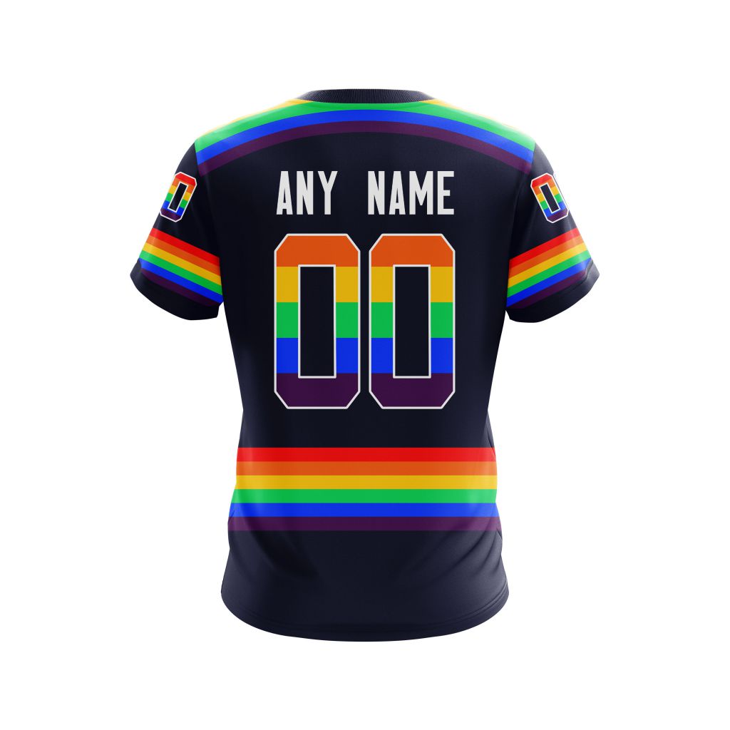 Personalized New York Rangers Nhl Lgbt Pride 3D Shirt Personalized New York Rangers Nhl Lgbt Pride 3D Shirt
