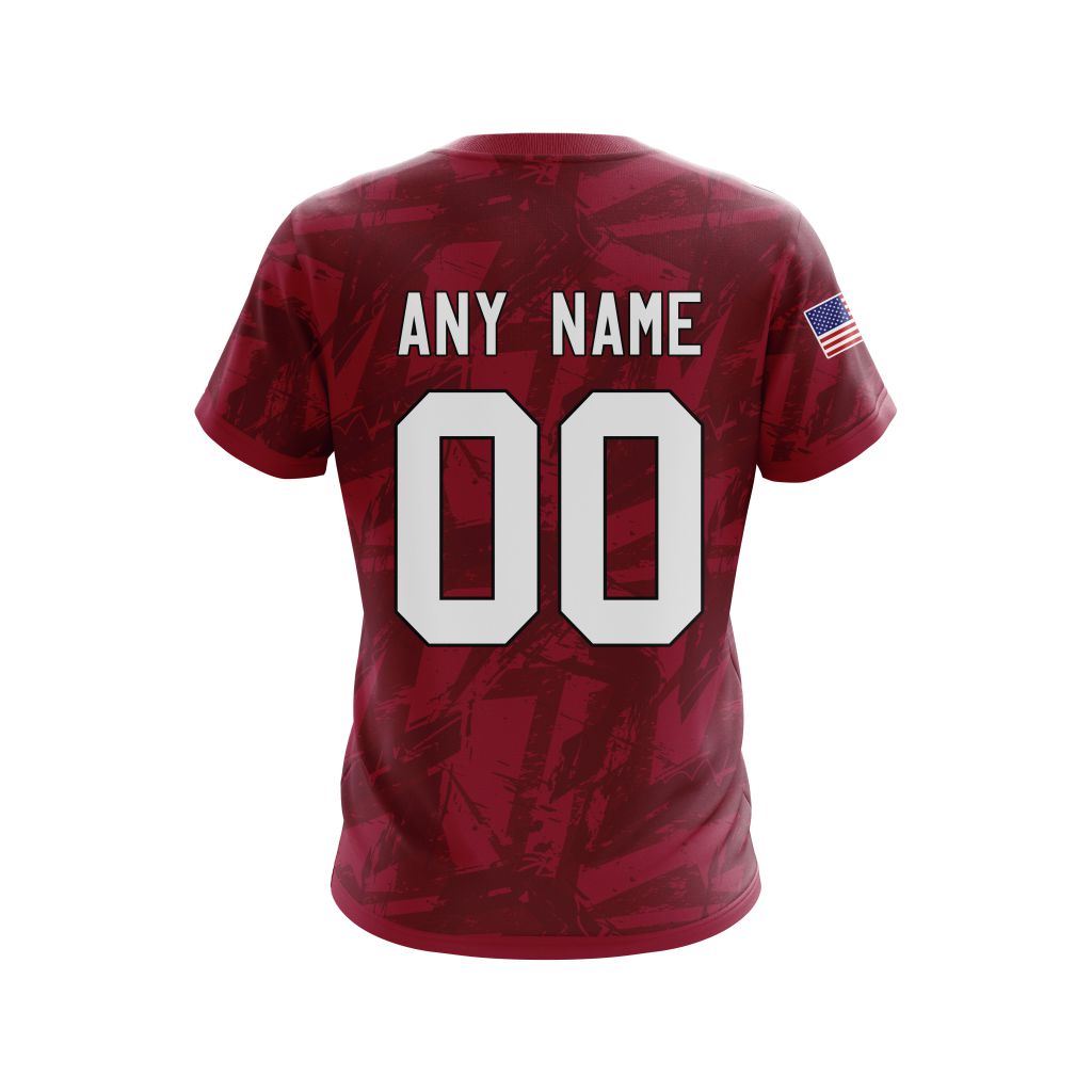 Personalized Nfl Arizona Cardinals American Flag 3D Shirt Personalized Nfl Arizona Cardinals American Flag 3D Shirt