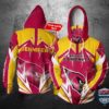 Personalized Nfl Arizona Cardinals Lightning Gaiter 3D Hoodie
