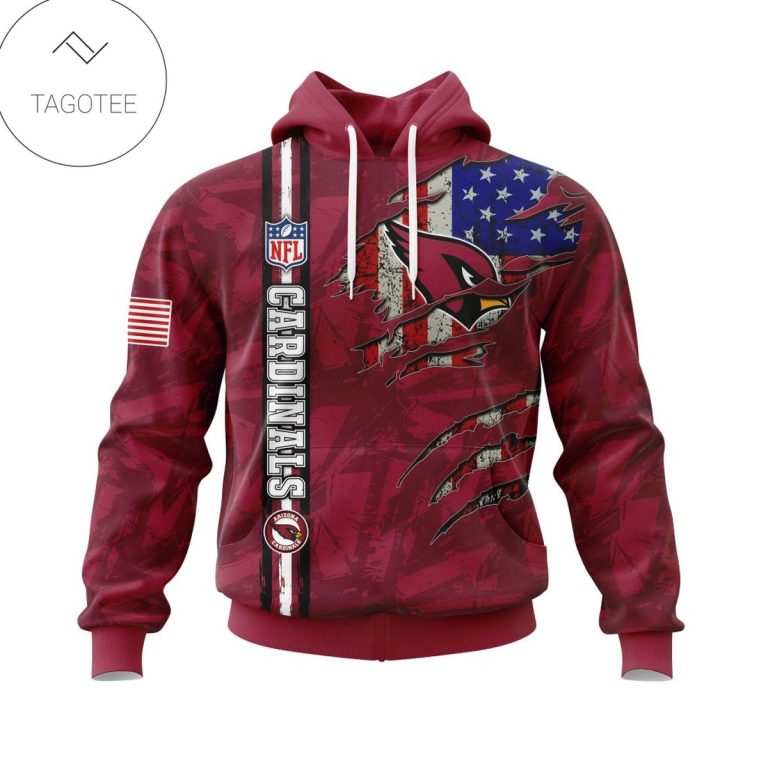 Personalized-Nfl-Arizona-Cardinals-Name-Number-With-United-States-Flag-Hoodie-1