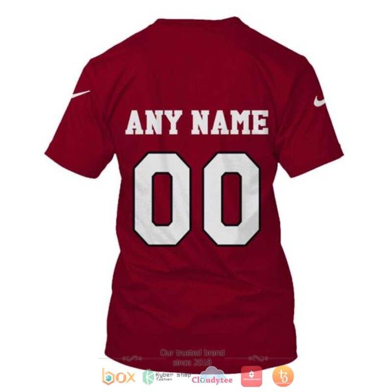Personalized Nfl Arizona Cardinals Red Custom 3D Shirt Personalized Nfl Arizona Cardinals Red Custom 3D Shirt