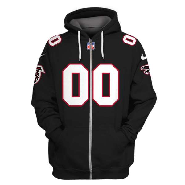 Personalized-Nfl-Atlanta-Falcons-Black-3D-Shirt-Hoodie-2