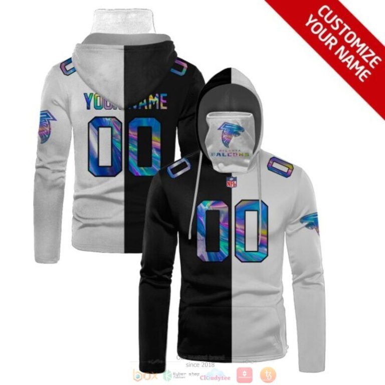 Personalized-Nfl-Atlanta-Falcons-Black-White-Custom-3D-Hoodie-Mask-1