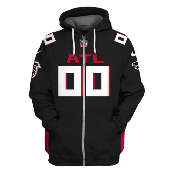 Personalized-Nfl-Atlanta-Falcons-Dark-Brown-3D-Shirt-Hoodie-2