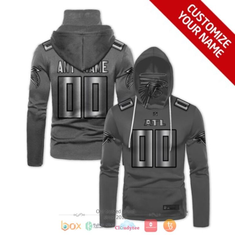 Personalized-Nfl-Atlanta-Falcons-Dark-Grey-Custom-3D-Hoodie-Mask-1