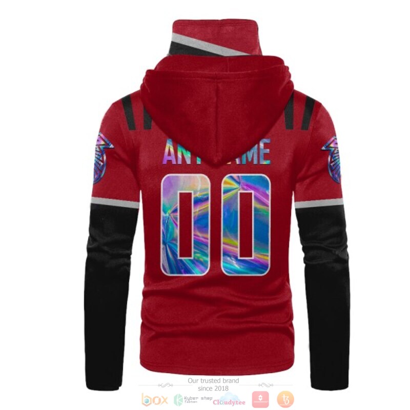 Personalized Nfl Atlanta Falcons Red Black Custom 3D Hoodie Mask Personalized Nfl Atlanta Falcons Red Black Custom 3D Hoodie Mask