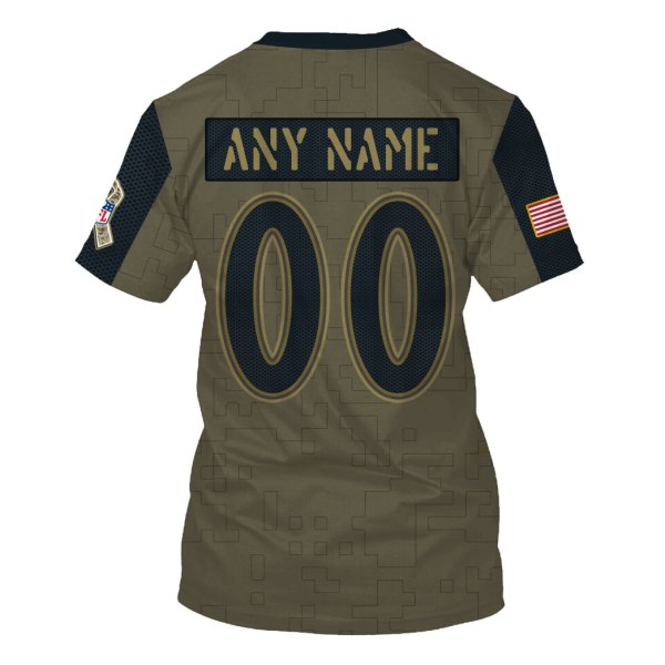 Personalized Nfl Baltimore Ravens 3D Shirt Personalized Nfl Baltimore Ravens 3D Shirt