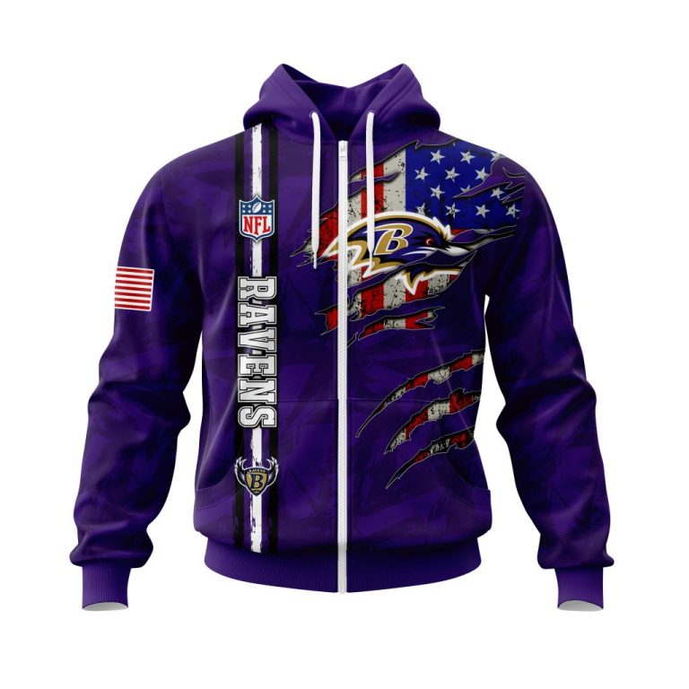 Personalized-Nfl-Baltimore-Ravens-American-Flag-3D-Shirt-Hoodie-2