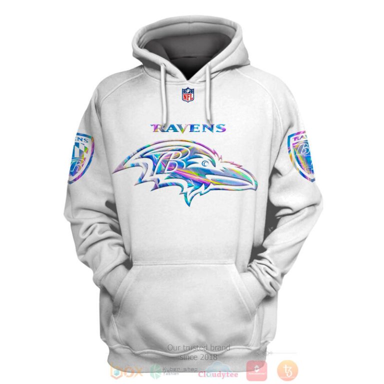 Personalized-Nfl-Baltimore-Ravens-White-Hologram-Color-3D-Hoodie-Shirt-3