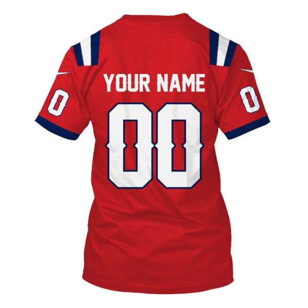 Personalized Nfl Buffalo Bills Red 3D Shirt Personalized Nfl Buffalo Bills Red 3D Shirt