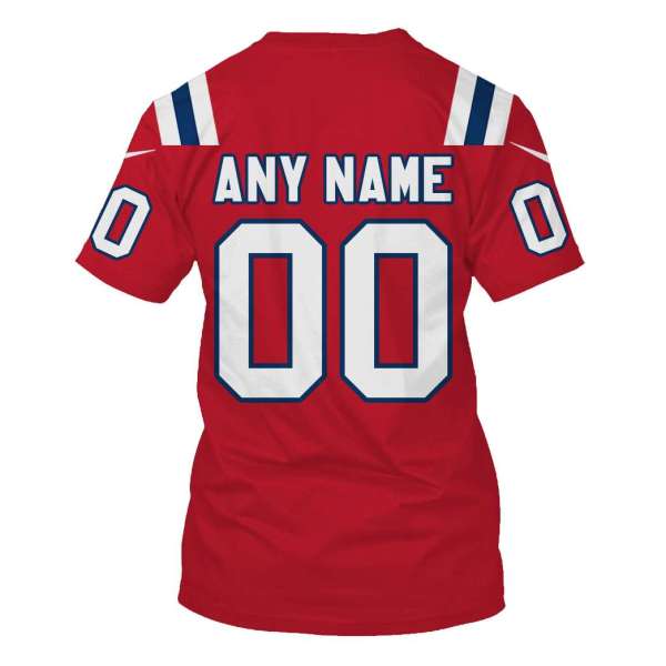Personalized Nfl Buffalo Bills Red 3D Shirt Personalized Nfl Buffalo Bills Red 3D Shirt