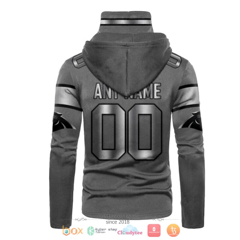 Personalized Nfl Carolina Panthers Dark Grey Custom 3D Hoodie Mask Personalized Nfl Carolina Panthers Dark Grey Custom 3D Hoodie Mask