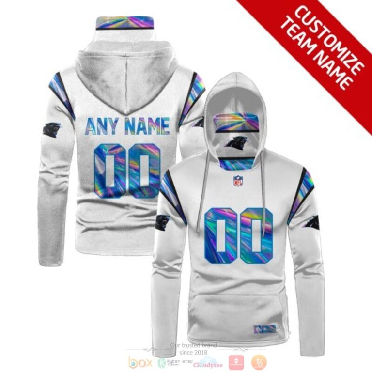 Personalized-Nfl-Carolina-Panthers-White-Hologram-Custom-3D-Hoodie-Mask-1