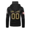 Personalized Nfl Chicago Bears Black 3D Hoodie Mask