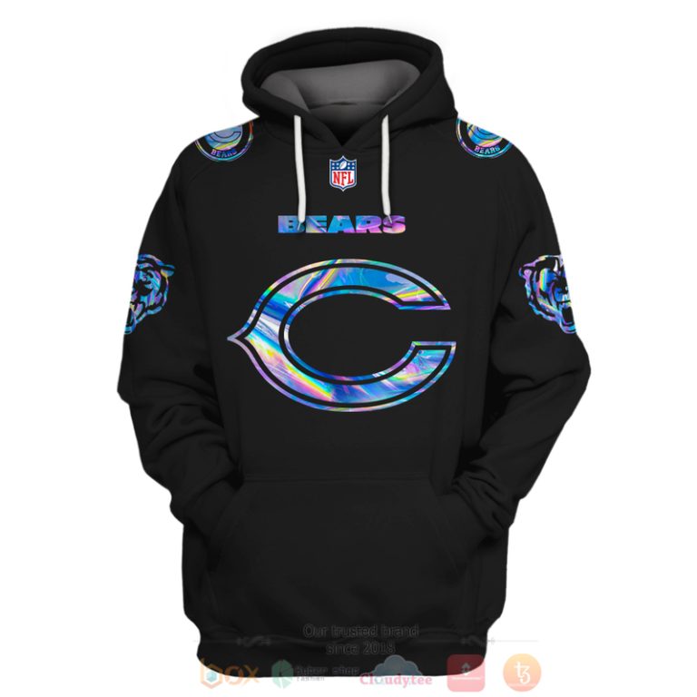 Personalized-Nfl-Chicago-Bears-Black-Hologram-Color-3D-Hoodie-Shirt-3